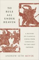 Of King Hui of Liang 梁惠王 and the Mu Tianzi zhuan 穆天子傳 : Reading Early Sources Through the Prism of Warring States History (Andrew Meyer, CUNY Brooklyn College)